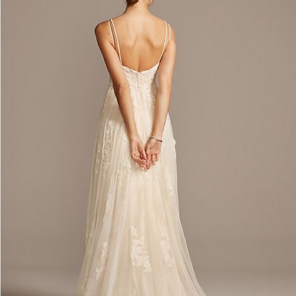 David’s Bridal - Melissa Sweet A-Line Dress - Picture 2 of 6